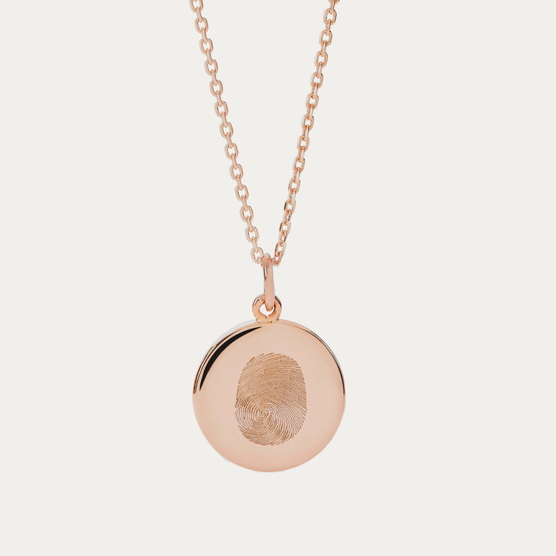 The Classic Fingerprint Necklace | Diamond Chain