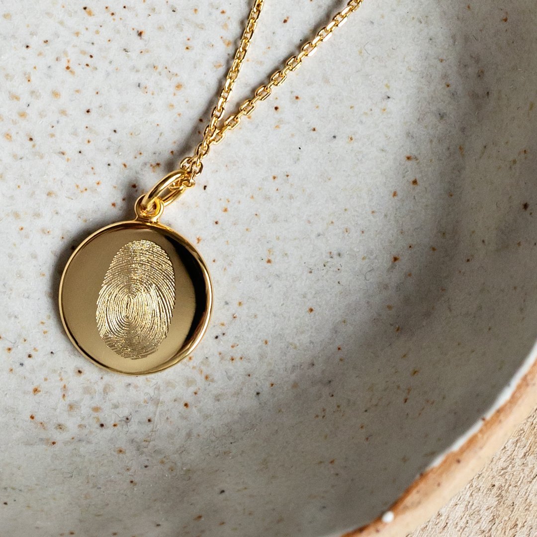 The Classic Fingerprint Necklace | Diamond Chain