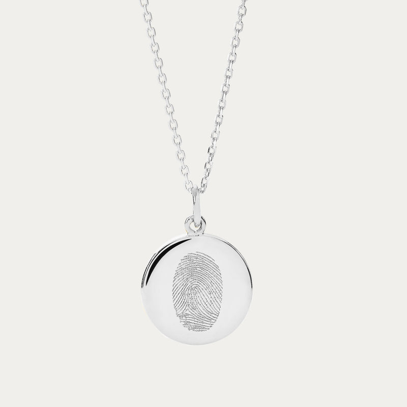 The Classic Fingerprint Necklace | Diamond Chain