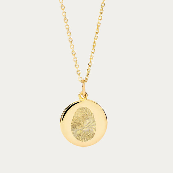 The Classic Fingerprint Necklace | Diamond Chain