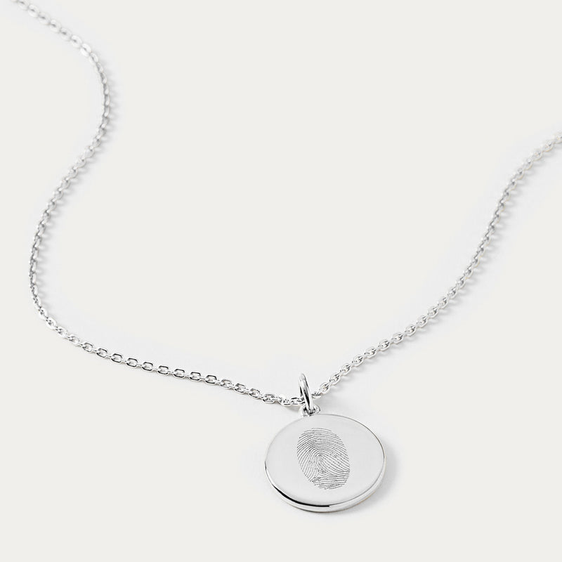 The Classic Fingerprint Necklace | Diamond Chain