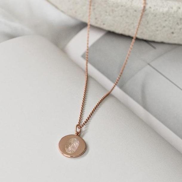 The Classic Fingerprint Necklace | Diamond Chain