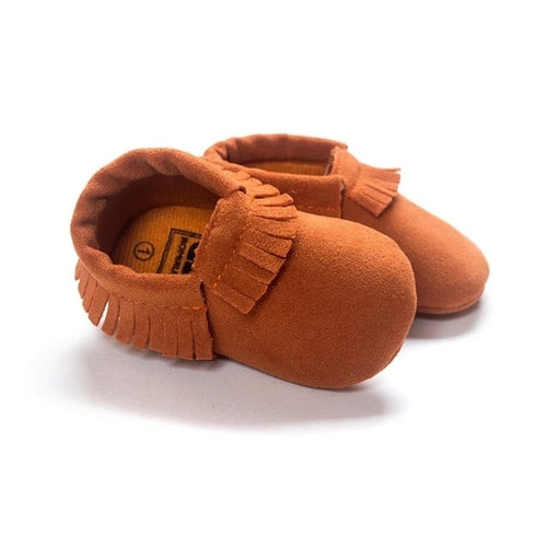 PU Suede Leather Newborn Baby Moccasins Shoes