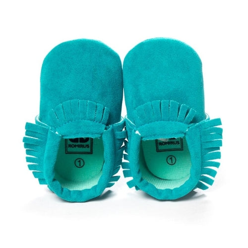 PU Suede Leather Newborn Baby Moccasins Shoes