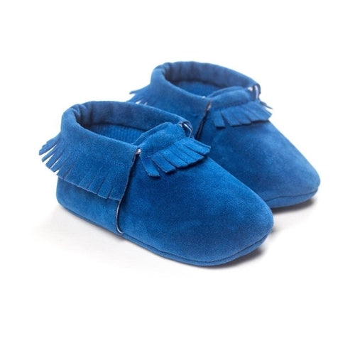 PU Suede Leather Newborn Baby Moccasins Shoes