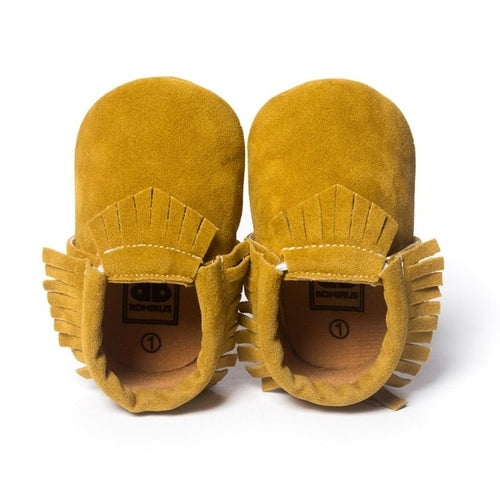 PU Suede Leather Newborn Baby Moccasins Shoes