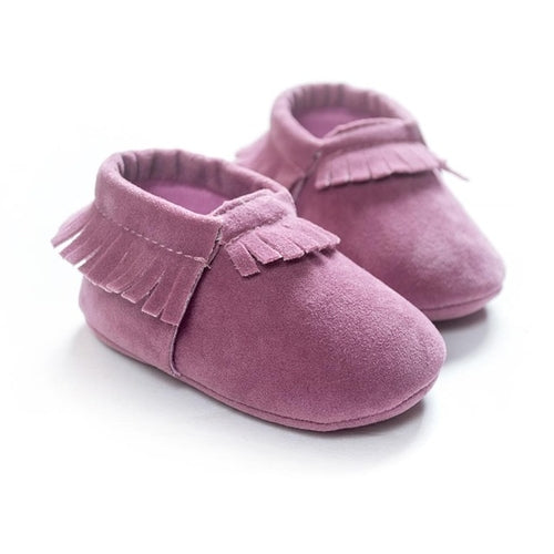 PU Suede Leather Newborn Baby Moccasins Shoes