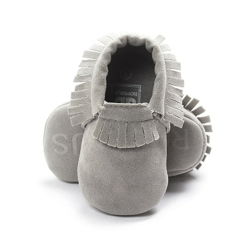 PU Suede Leather Newborn Baby Moccasins Shoes