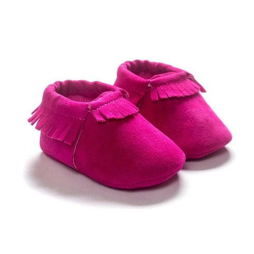 PU Suede Leather Newborn Baby Moccasins Shoes