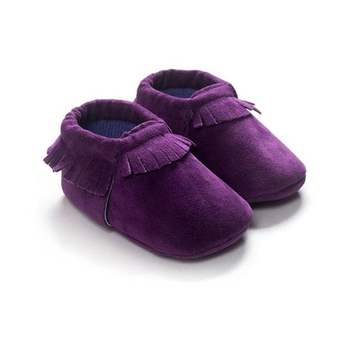 PU Suede Leather Newborn Baby Moccasins Shoes