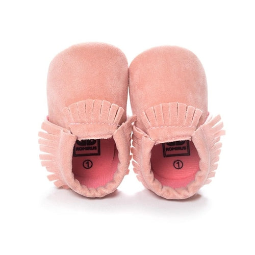 PU Suede Leather Newborn Baby Moccasins Shoes