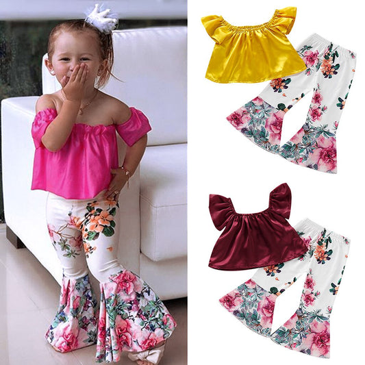 summer baby girls clothing 2Pcs set