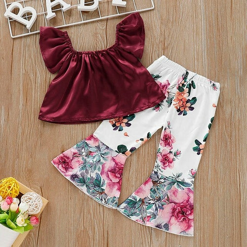 summer baby girls clothing 2Pcs set