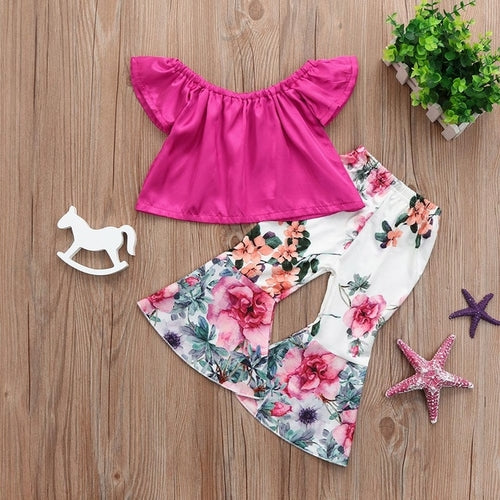 summer baby girls clothing 2Pcs set