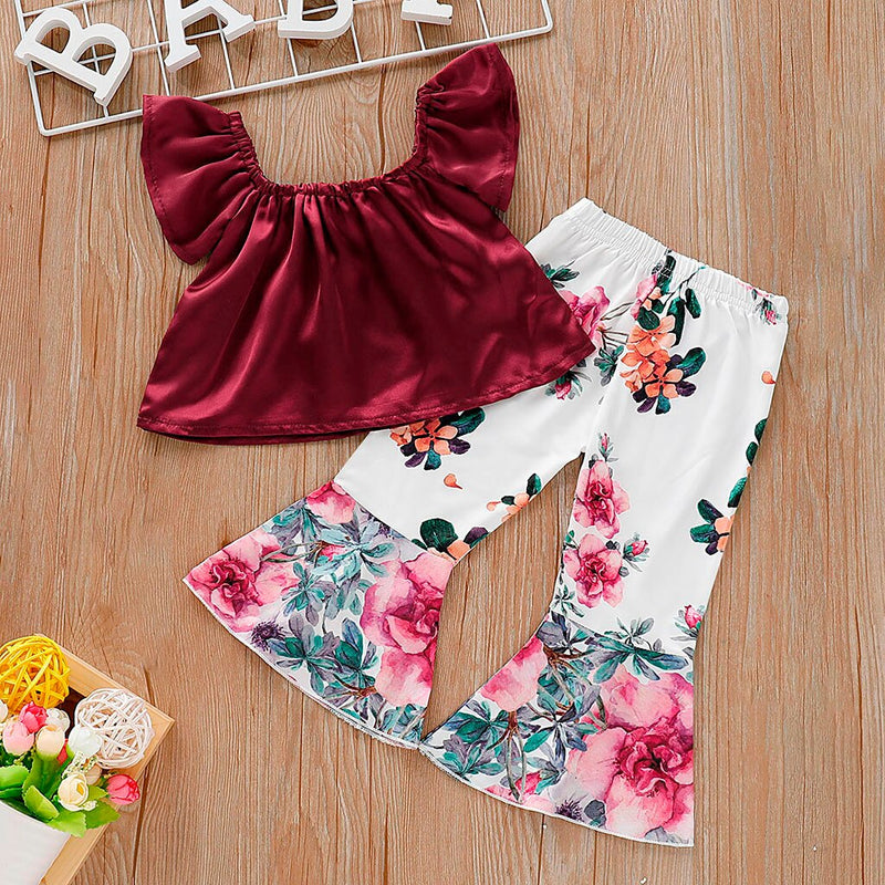 summer baby girls clothing 2Pcs set