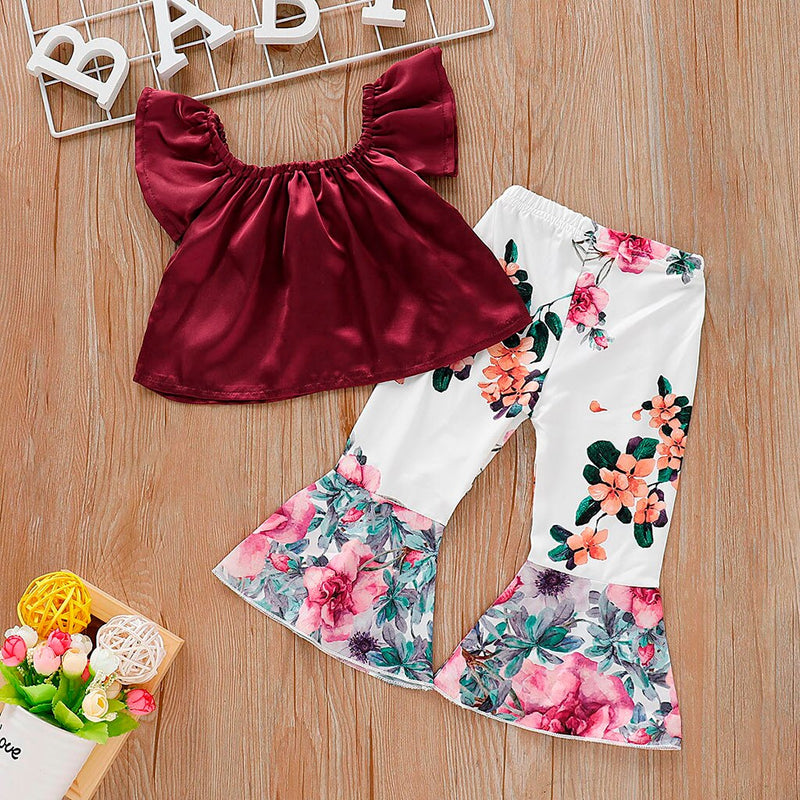 summer baby girls clothing 2Pcs set