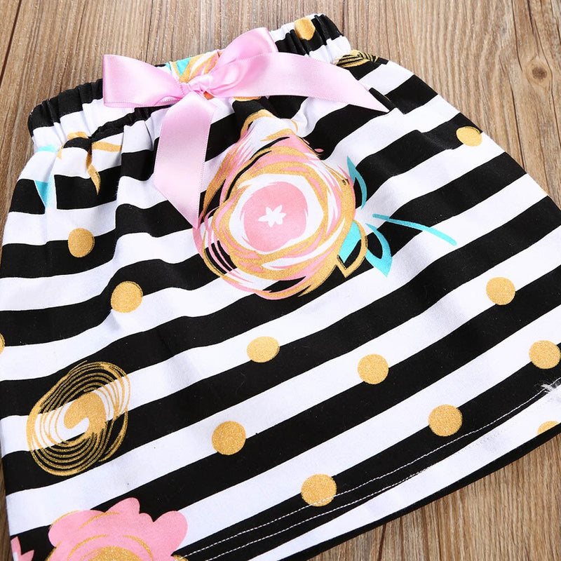 Newborn Kids Baby Girls Summer Clothes Set Fashion