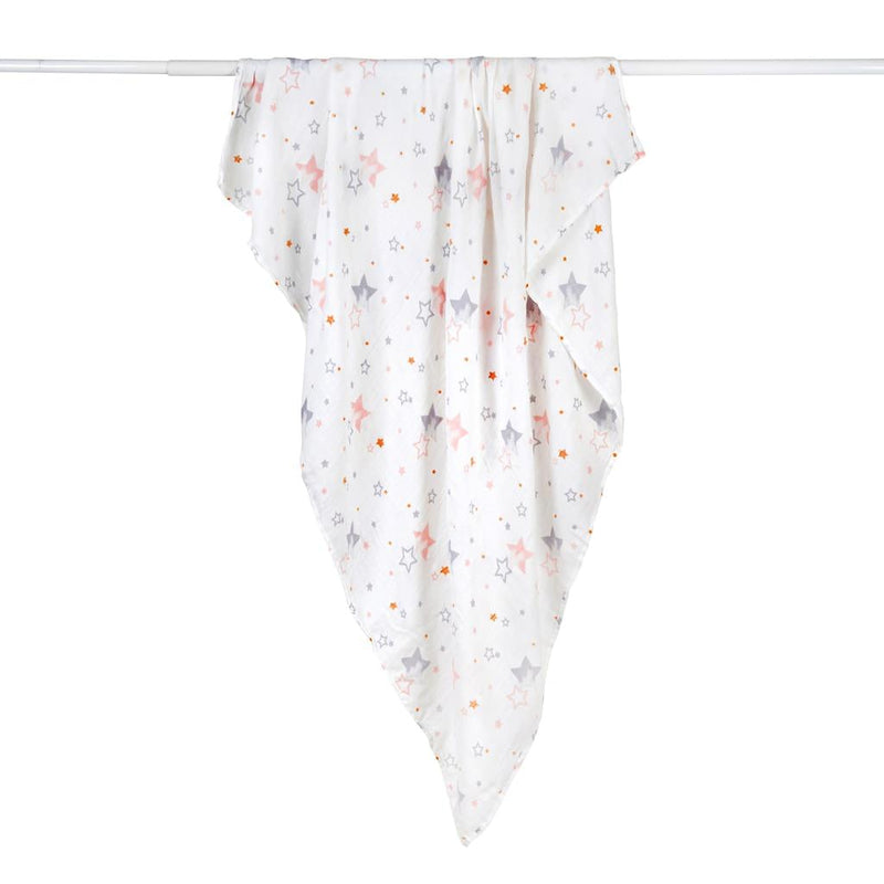 Baby Bamboo Muslin Swaddle Blanket - 2Pack 47x47 Inches