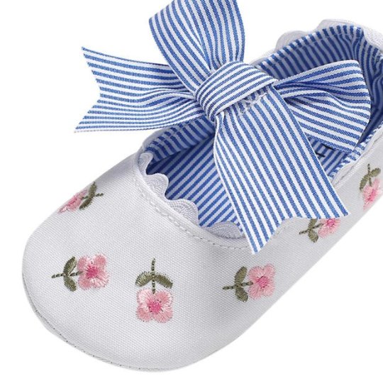 Baby Girls Bows First Shoes