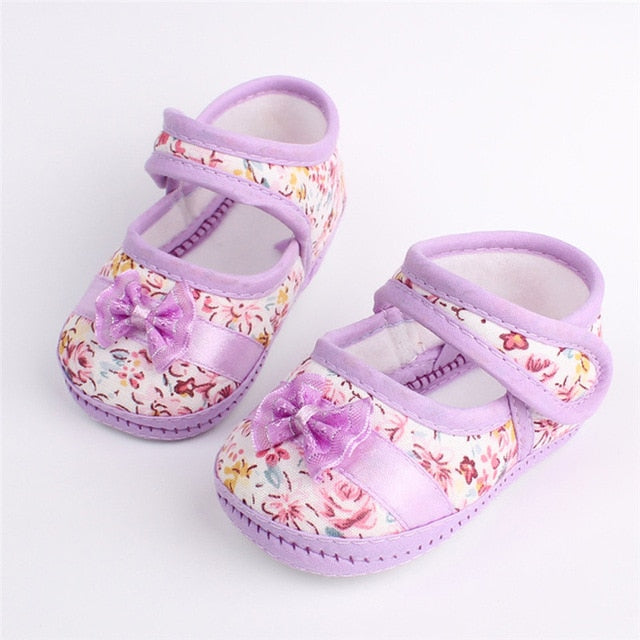 Floral Print Anti-slip Casual Shoes