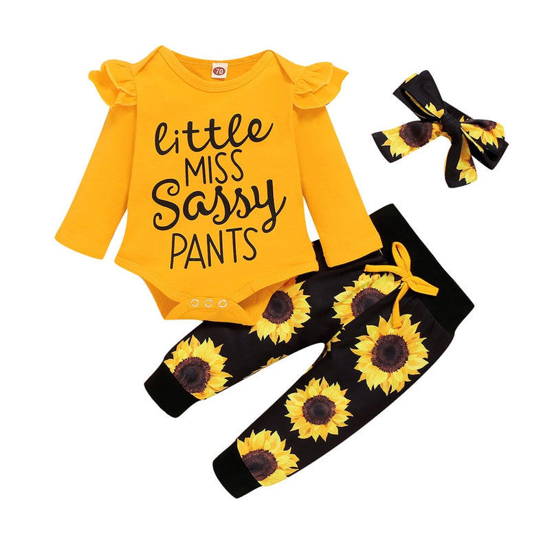 Sunflower Bodysuit Sets