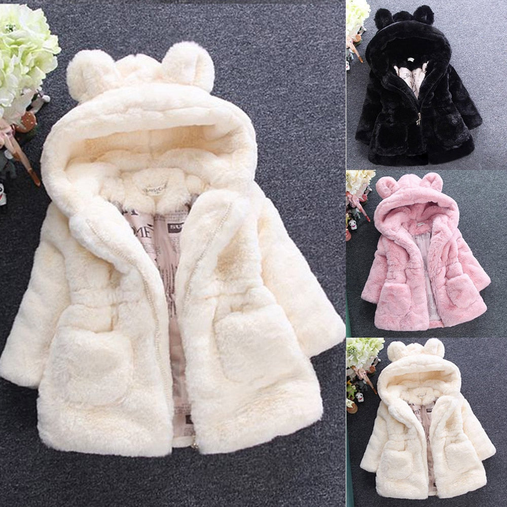 Autumn Winter Hooded Cute Coat