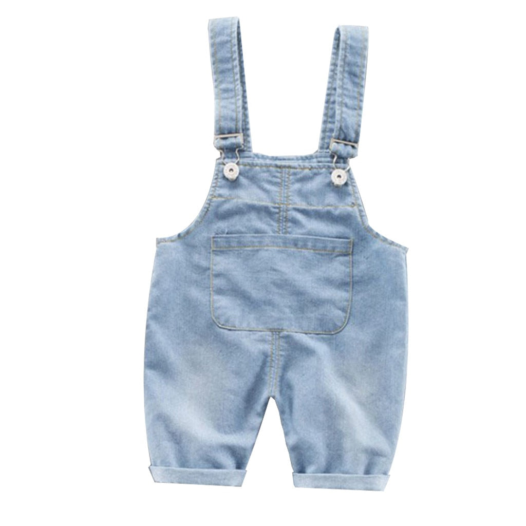 Grey Suspender Jeans Toddler